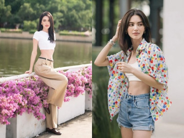 Phong cách năng động của Mai Davika