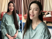 Bà bầu - Chu Thanh Huyền chuẩn bị "giao diện" thật đẹp trước khi lên bàn mổ nhưng bác sĩ yêu cầu tẩy trang gấp