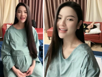 Chu Thanh Huyền chuẩn bị giao diện thật đẹp trước khi lên bàn mổ nhưng bác sĩ yêu cầu tẩy trang gấp