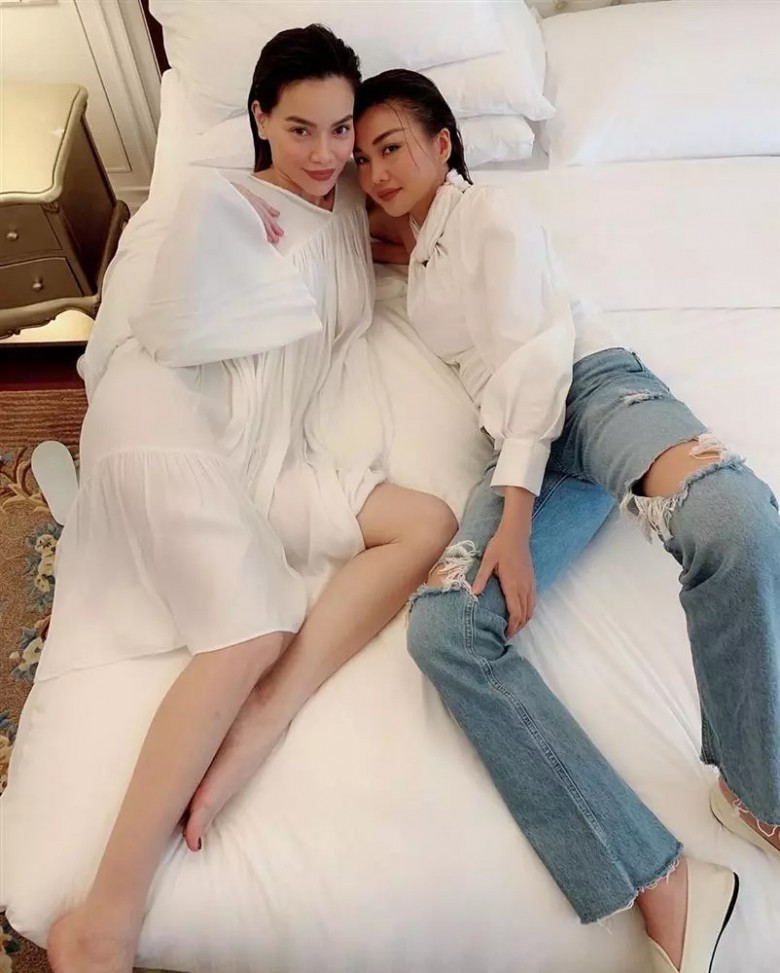 Thanh Hằng và Hồ Ngọc Hà từng bị đồn yêu nhau.