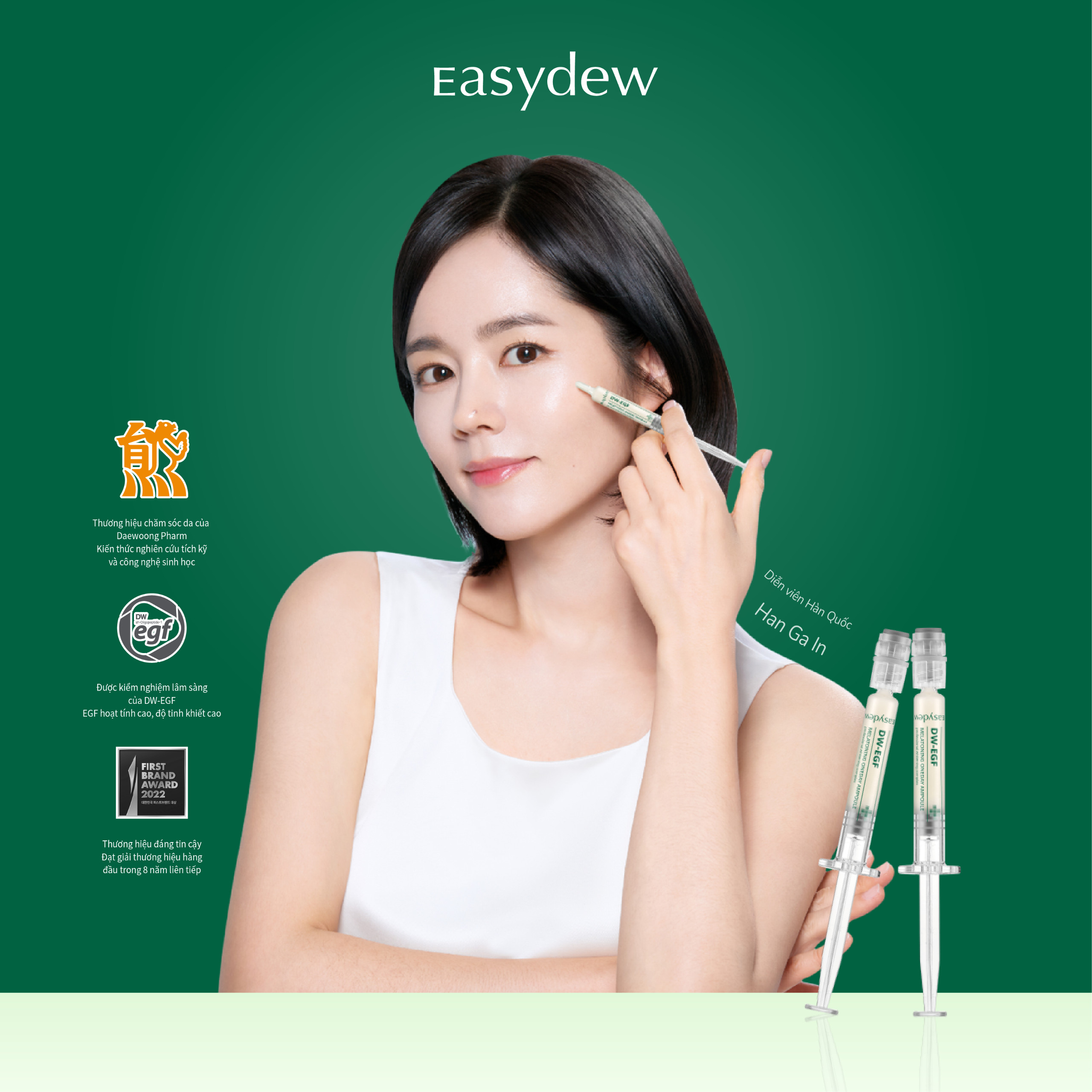 Đại sứ thương hiệu Easydew - Nữ diễn viên Han Ga In