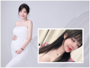 Bà bầu - Vợ bầu kém 11 tuổi của diễn viên Anh Tuấn khoe hình, có gì hot mà ai cũng kêu "ngột ngạt, khó thở"