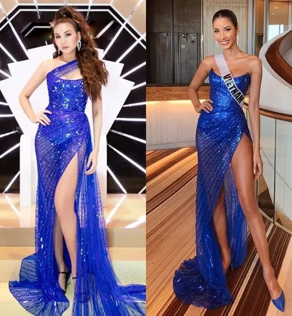 Cặp đôi thường xuyên “đụng hàng” trang phục, nhiều lần bị mang lên bàn cân so sánh. 