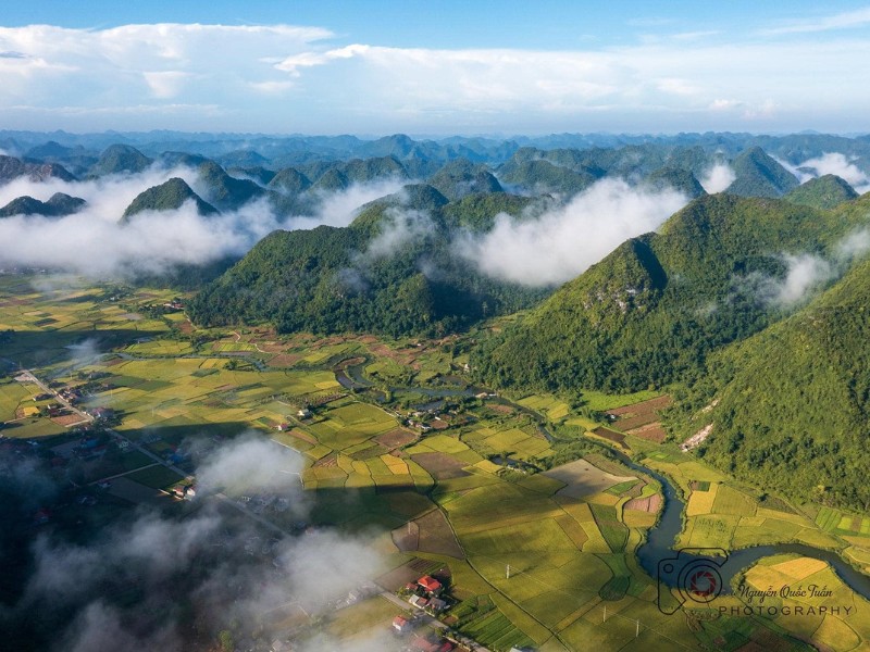 Thung lũng Bắc Sơn (thị trấn Bắc Sơn, tỉnh Lạng Sơn) đẹp nhất vào khoảng giữa tháng 7 đến tháng 10. (Ảnh: Tuan Nguyen Quoc)
