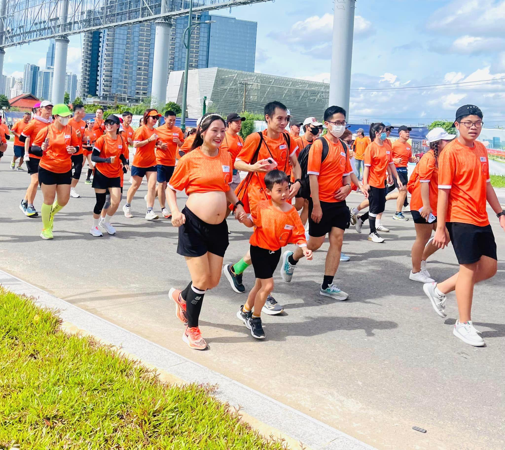 Trước đó, chị Phạm Nga đã tham gia nhiều giải chạy khác.
