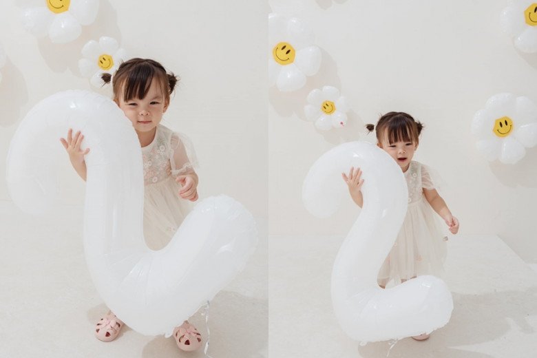 Zoey - Tuệ Nhi 2 tuổi xinh đẹp, đáng yêu làm dân tình mê xỉu.