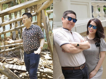 Táo Chí Trung đau lòng khi nhà cũ đổ nát, cơ ngơi từng ví như gia trang giờ bị bỏ hoang, xập xệ