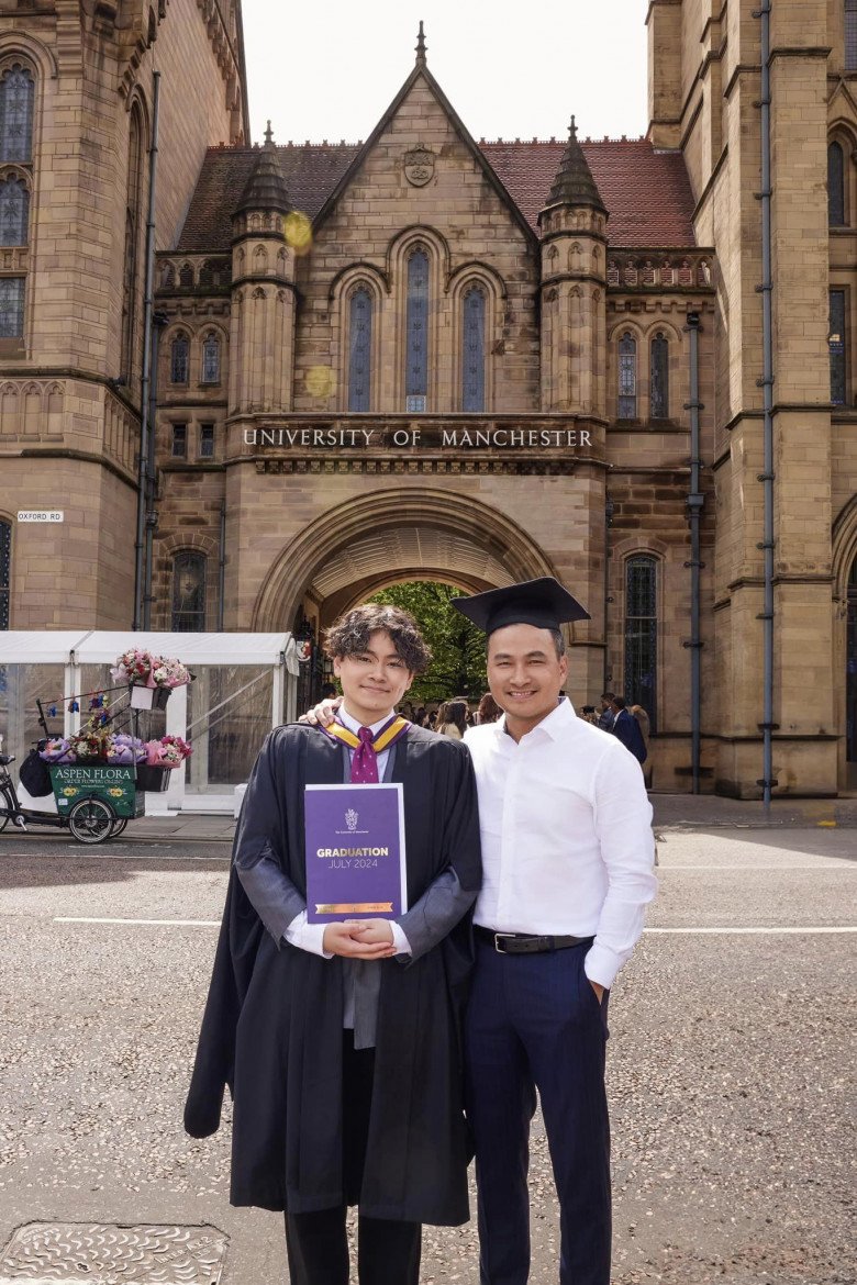 Con trai Chi Bảo tốt nghiệp loại giỏi ngành luật tại một những ngôi trường uy tín nhất nước Anh.