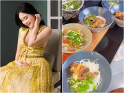 Bếp Eva - Bà bầu đại gia Vbiz khoe bún ngon nhà làm, chồng cho biết vợ thèm đồ bình dân mà kiếm không ra