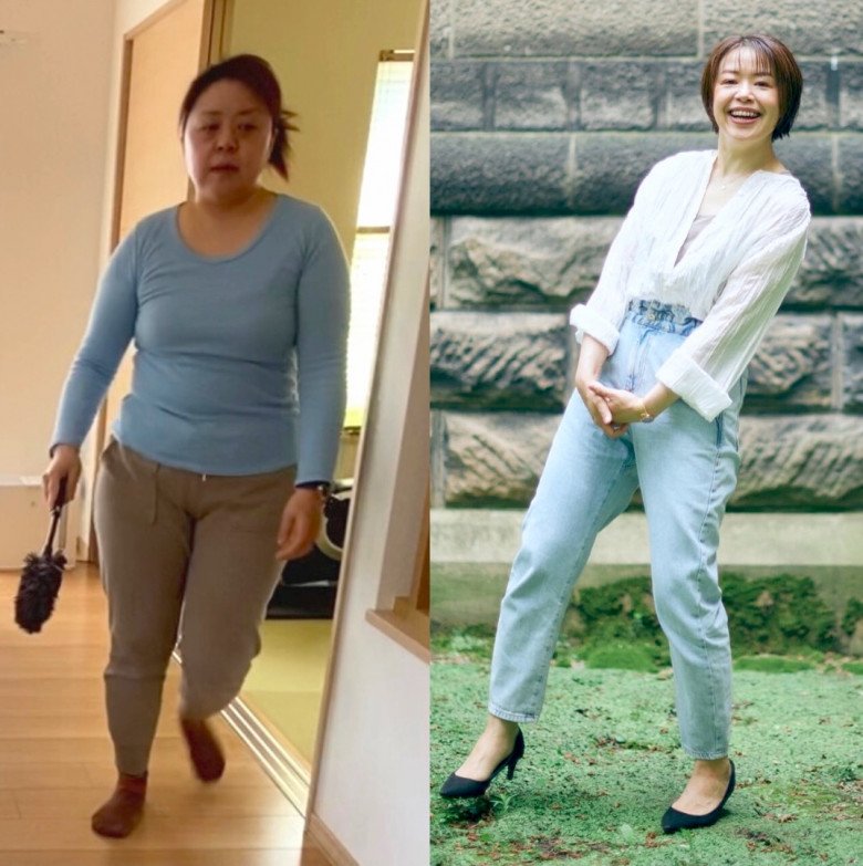 Người phụ nữ Nhật thành công trong cả giảm cân và giảm tuổi.