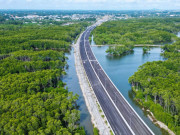 Tin tức - Lộ diện cao tốc đẹp bậc nhất đất nước chạy xuyên rừng ngập mặn