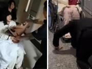 Bà bầu - Sản phụ vừa được đẩy ra khỏi phòng sinh, người chồng quỳ xuống để cảm ơn vợ