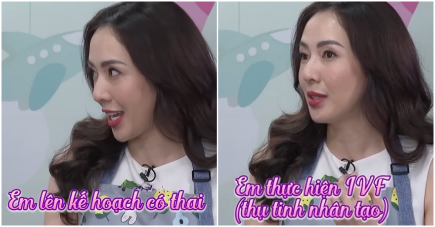 Ngọc Khánh cho biết mình có thai nhờ thực hiện IVF.