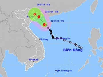 Bão số 2 bất ngờ mạnh trở lại, hướng về Quảng Ninh - Hải Phòng