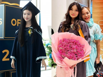 Con sao Việt khoe nhan sắc trong lễ tốt nghiệp cấp 3: Lọ Lem đẹp nhẹ nhàng, ái nữ Mỹ Lệ quyến rũ bất ngờ