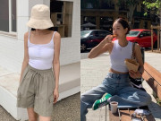 Thời trang - Diện áo tank top kiểu nào để không lộ vai to, bắp tay dày? Hội chị em muốn thu hút phải nắm chiêu này