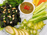 Bếp Eva - Cách làm chả bò nướng lá lốt thơm phức, ăn kèm bún chấm mắm nêm ngon "nhức nhối" của mẹ đảm Sài Gòn