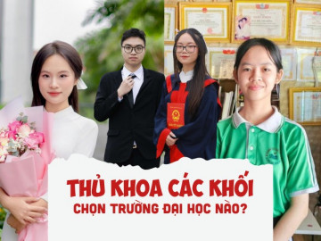 15 Thủ khoa tốt nghiệp THPT 2024 chọn những ngành học siêu hot, điểm chuẩn cao nhất nhì hiện nay