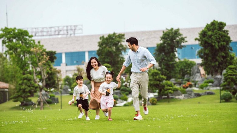 Công viên Landmark 81 là địa điểm lý tưởng để các gia đình vui chơi vào dịp cuối tuần.