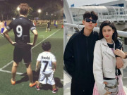 Giải trí - Chồng cũ Trương Quỳnh Anh ôn lại kỷ niệm 10 năm trước với con trai, Sushi nay 1m8, điển trai "bỏ xa" bố