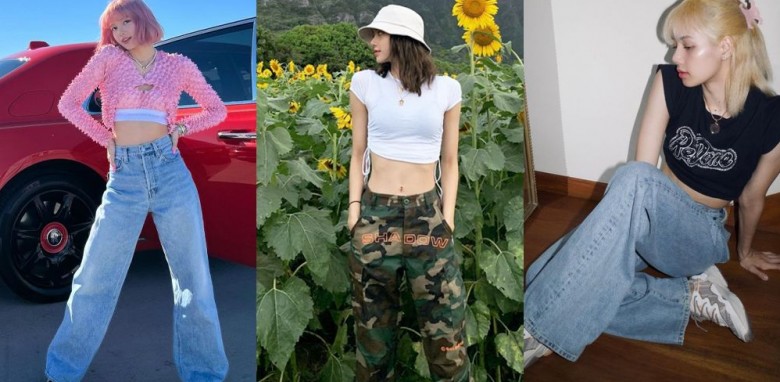 Hoặc các kiểu áo crop top giúp tôn vóc dáng thon thả và tạo cảm giác kéo dài cơ thể.