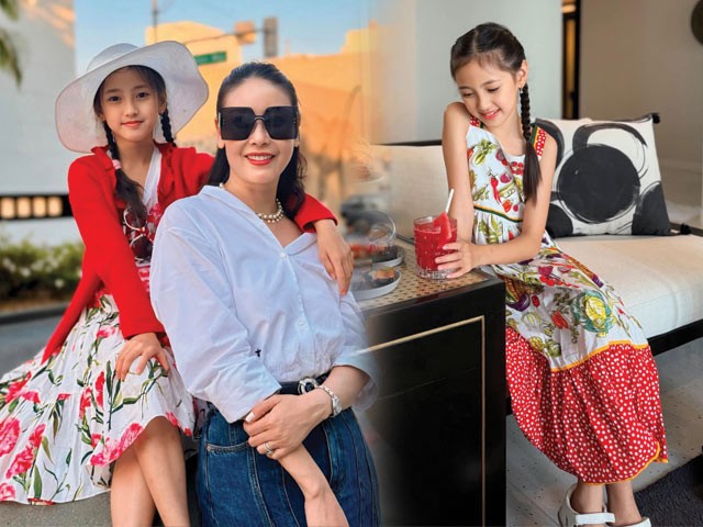 Phong cách tiểu thư nhí nhà “hoa hậu giàu nhất Việt Nam”, sang không kém mẹ, diện cả đồ hiệu ngàn đô