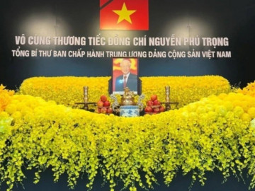 Từ 18h chiều nay, người dân được vào viếng Tổng Bí thư Nguyễn Phú Trọng