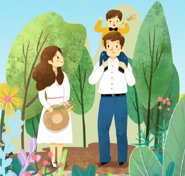 Vợ chồng hòa thuận, mọi việc sẽ thịnh vượng.
