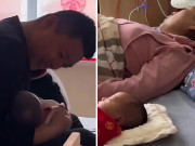 Bà bầu - Bà mẹ 53 tuổi sinh con thứ hai, con trai đầu 25 tuổi háo hức được chăm em