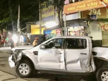 Va chạm giữa ô tô và tàu hỏa, 5 người thương vong ở Đồng Nai