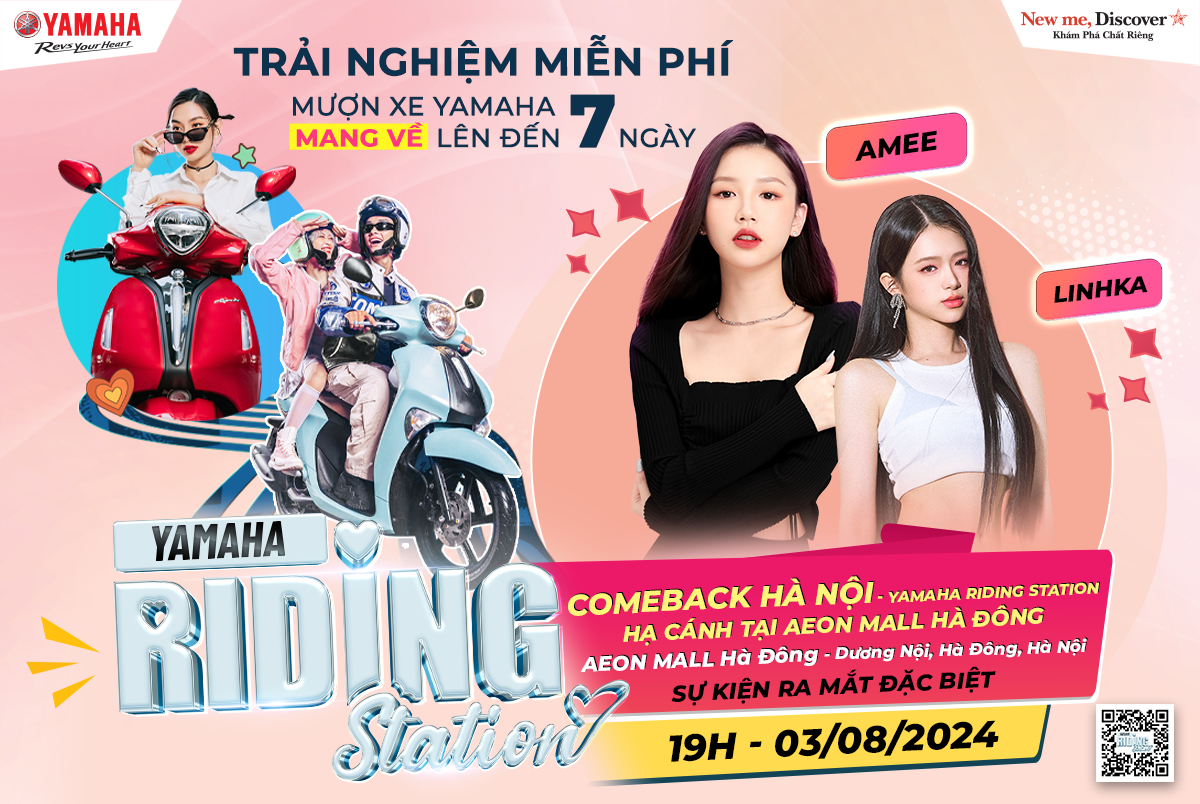 Yamaha Riding Station gặp lại Thủ đô – Cơ hội mượn xe dùng thử và giao lưu với Hoa hậu Kỳ Duyên, Ninh Dương couple và dàn ca sĩ trendy - 1