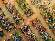 Lifestyle - Trải nghiệm chợ "chồm hổm" đẹp nhất Việt Nam, từ trên cao nhìn huyền ảo đến vô thực