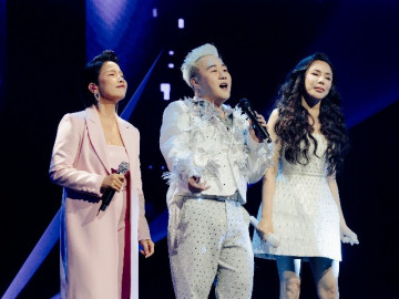 Khán giả "nín thở" trước màn đọ nốt cao của Trung Quân - Mỹ Linh - Hồ Quỳnh Hương