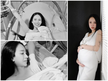 Mang thai lần đầu ở tuổi 20, ba lần đi đẻ của ái nữ nhà Minh Nhựa có gì đặc biệt?