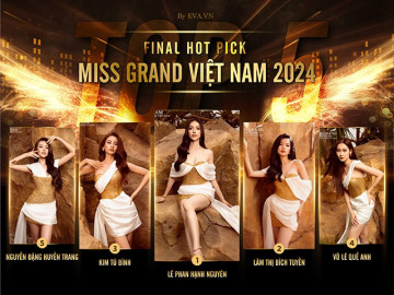 Dự đoán Top 5 Miss Grand Vietnam 2024: Mỹ nhân xinh đẹp nào sẽ trở thành Hoa hậu?