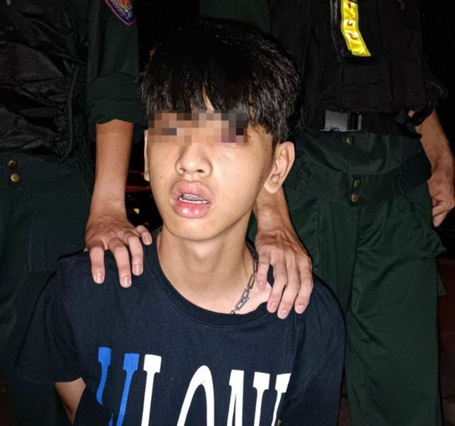 Trần Thiện Huy bị bắt giữ khi lẩn trốn vào TP. Rạch Giá, tỉnh Kiên Giang.