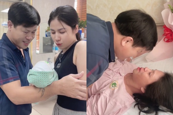 Mẹ của Huyền Trang đã sinh em út và nhận được vô vàn lời chúc mừng.
