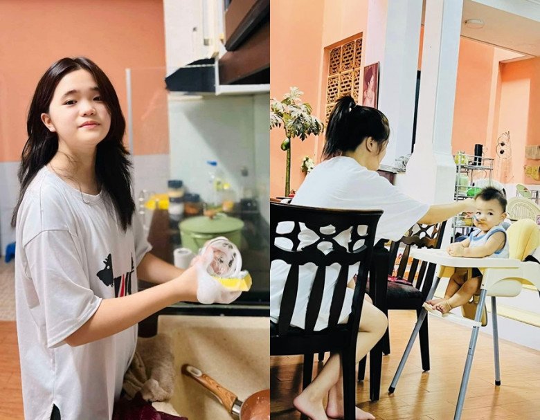 Sao việt 24h thuý diễm khoe bụng bầu to vượt mặt sau cả năm úp mở chuyện chuẩn bị có con thứ 2 - 5