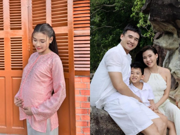 Sao Việt 24h: Thuý Diễm khoe bụng bầu to vượt mặt sau cả năm úp mở chuyện chuẩn bị có con thứ 2