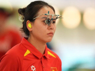 Trịnh Thu Vinh vào chung kết 25m súng ngắn Olympic 2024