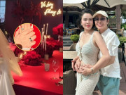 Giải trí - HH Phương Lê đính hôn với Vũ Luân: Không gian đỏ rực đong đầy hạnh phúc, cô dâu khoe nhẫn kim cương "khủng"