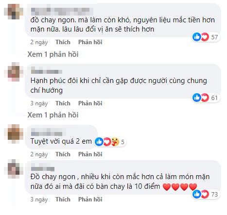 Dân mạng cũng thích thú và ủng hộ tiệc cưới chay của cặp đôi.