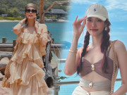 Thời trang - Mặc đẹp đi biển như "dâu hào môn" sống trong biệt thự dát vàng, diện váy vài trăm nghìn, ai cũng hỏi chỗ mua