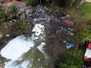 Tin tức - Máy bay lao xuống khu dân cư ở Brazil, 61 người thiệt mạng