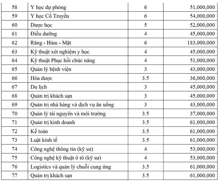 Mức học phí các trường đại học ngoài công lập ở TP.HCM cao đến đâu? - 6