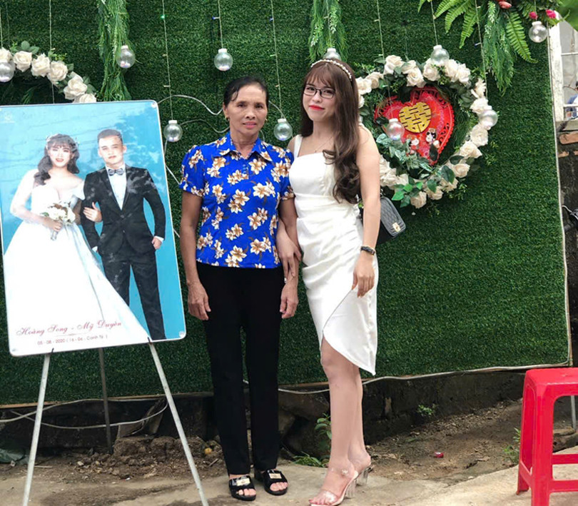 Thúy thấy bản thân may mắn khi được mẹ chồng yêu thương
