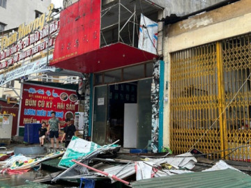 Bão số 3 ập vào: Quảng Ninh gió giật cấp 17, Hà Nội gió rít liên tục