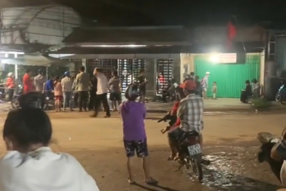 Khu vực nơi ông T được đưa đến phòng khám tư để khám. Ảnh: CTV