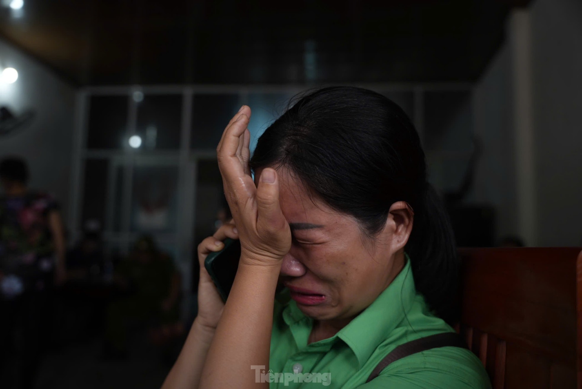 Chị Đào Hồng Nhung đau lòng khi chia sẻ.