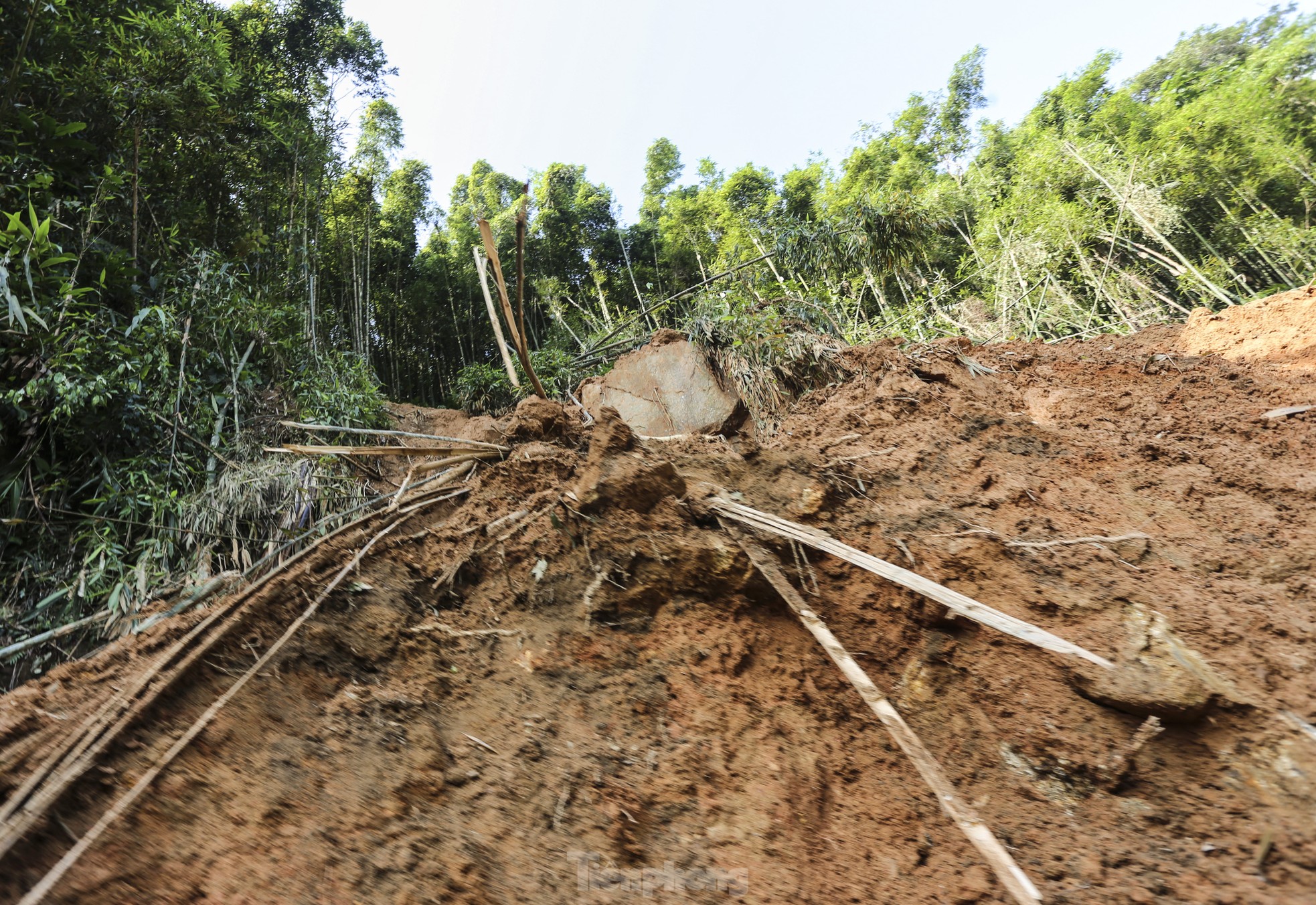 Đội quân băng rừng amp;#34;cõngamp;#34; nhu yếu phẩm cho người dân vùng sạt lở - 4